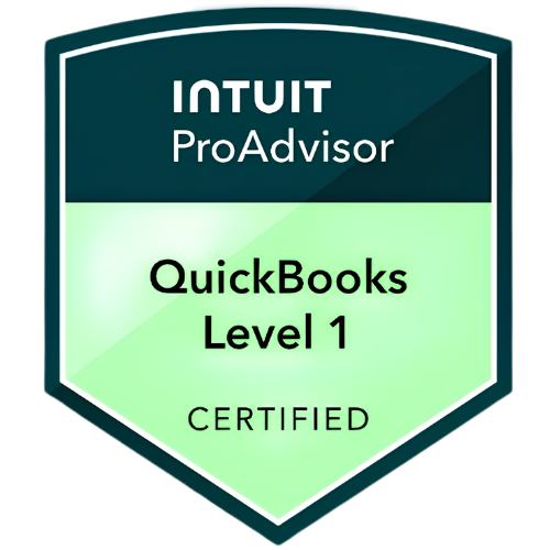 Intuit ProAdvisor — QuickBooks Level 1 Certified